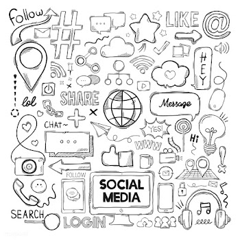 Vector set of social media icons | Free stock vector - 60791