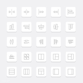 Vector set of website icons | Free stock vector - 248641