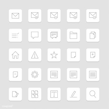 Vector set of website icons | Free stock vector - 248815