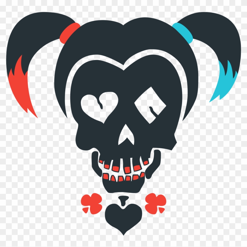 Vector Skulls Joker - Harley Quinn Suicide Squad Logo Png