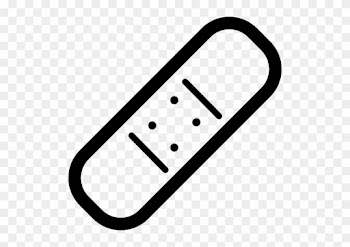 Vector Stock Medical Tool Aid Outlined - Band Aid Outline