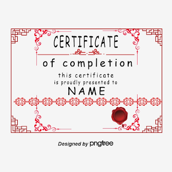 Vector Style Red Letters Of Appointment Certificate, Certificate ...