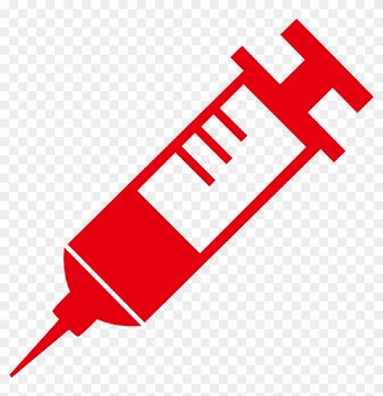Vector Syringe Red Medical Symbol - Vector Syringe Red Medical Symbol