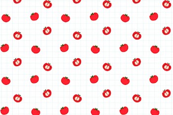 Vector tomato seamless pattern background