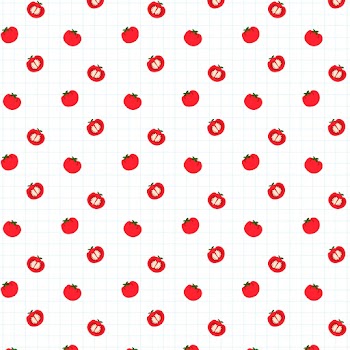 Vector tomato seamless pattern background