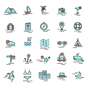 Vector travel set | Free stock vector - 396275