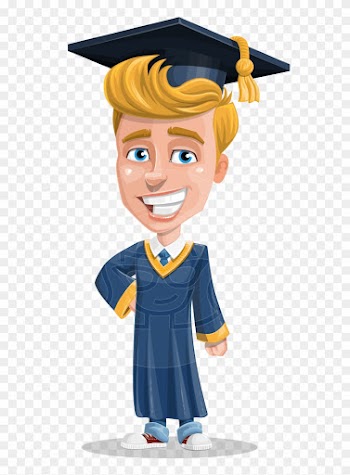Vector University Cartoon Character - Vector University Cartoon Character