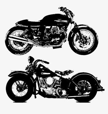 Vector Vintage Motorcycle, Old Motorcycle, Quaint, Vector Car ...