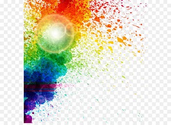 Vector watercolor splash pattern 