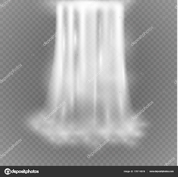 Vector: waterfall transparent | Waterfall, isolated on transparent ...
