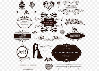Vector Wedding decorative pattern 