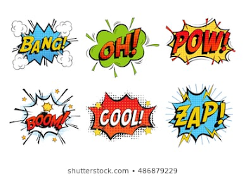 Vectores, imágenes y arte vectorial de stock sobre Pow Shape ...