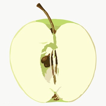 Vectorized green apple fruit sticker design element | Free  transparent png - 2361535