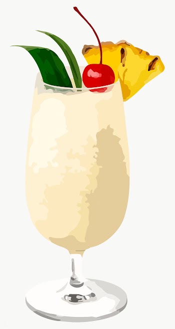 Vectorized Pina Colada sticker design resource | Free  transparent png - 2361569