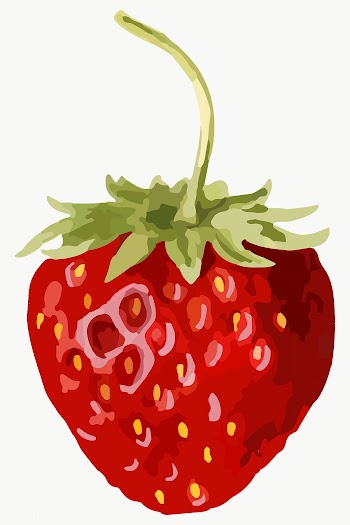 Vectorized strawberry fruit sticker overlay design element  | Free  transparent png - 2361598