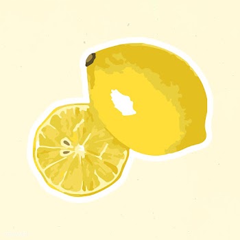 Vectorized yellow lemon sticker overlay with white border design resou.. | Free  vector - 2361218