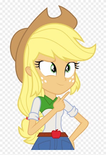 Vectors Favourites By Dashiesparkle On Deviantart - Equestria Girl Applejack Happy
