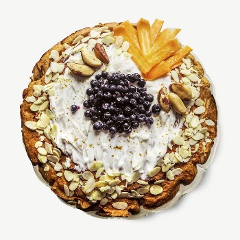 Vegan pancake dessert collage element | Free PSD - rawpixel