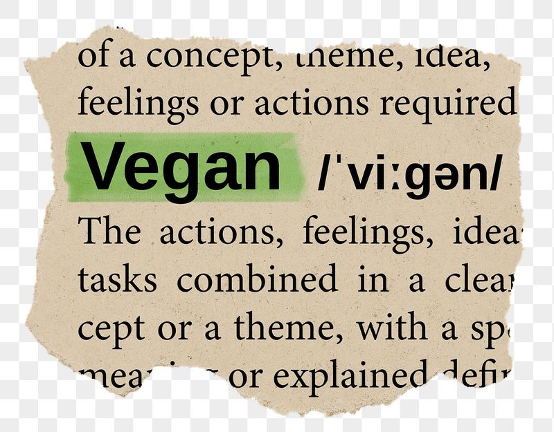 Vegan png word sticker, torn | Free PNG - rawpixel