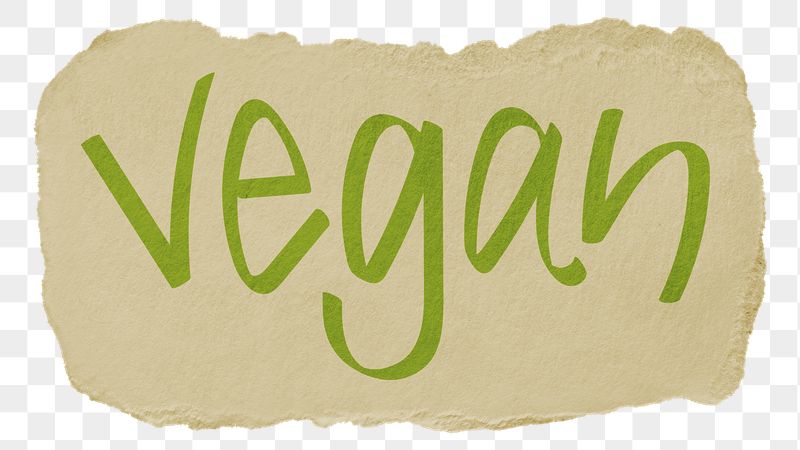 Vegan png word sticker typography, | Free PNG - rawpixel