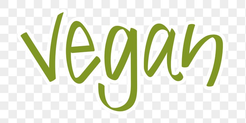 Vegan png word sticker typography, | Free PNG - rawpixel