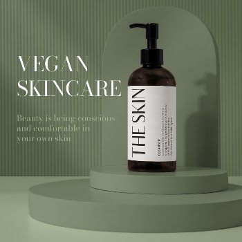 Vegan skincare Instagram post template, | Free PSD Template - rawpixel