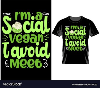 vegan t shirt and mug design