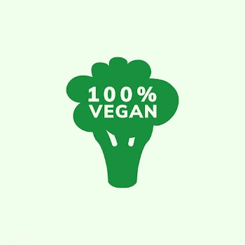 Vegan typography in a broccoli vector | Free stock vector - 487169