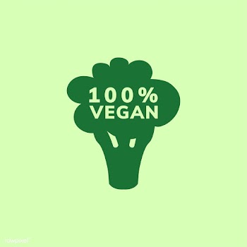 Vegan typography in a broccoli vector | Free stock vector - 487175