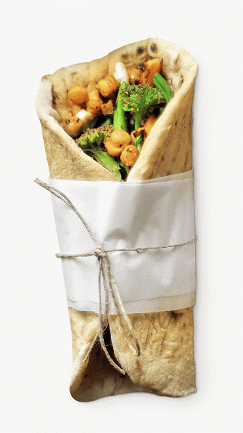 Vegan wrap, Mexican food isolated | Free Photo - rawpixel