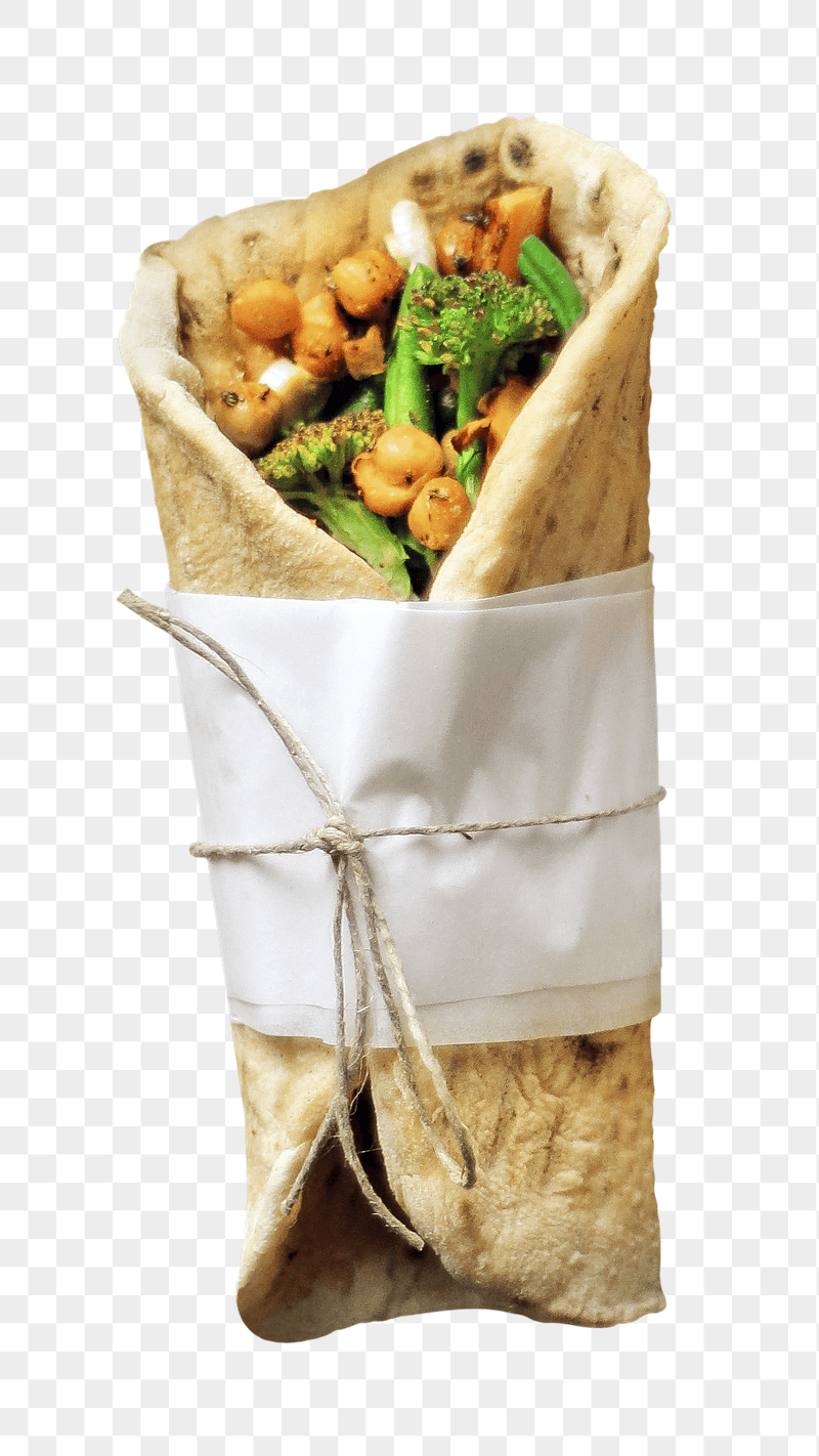 Vegan wrap png sticker, transparent | Free PNG - rawpixel