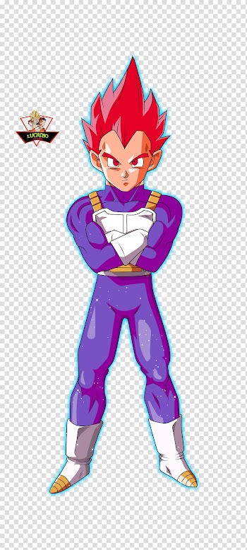 Vegeta SSG Style Anime transparent background PNG clipart
