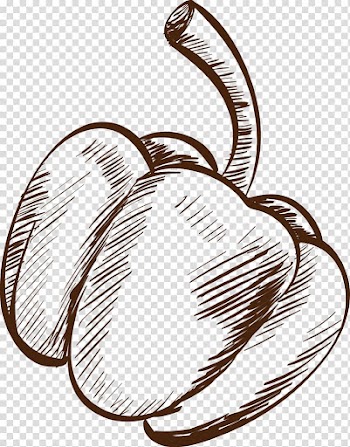 Vegetable Bell pepper Carrot, A green pepper transparent background PNG clipart