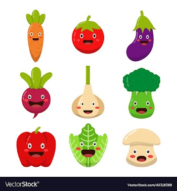 vegetable cartoon character
