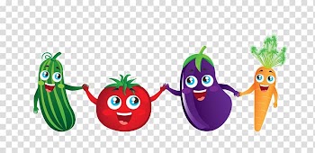 Vegetable Cartoon Illustration, Cartoon vegetable material transparent background PNG clipart