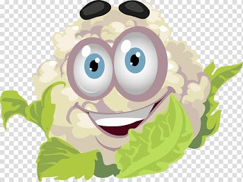Vegetable Cauliflower Cartoon , hand-painted vegetable transparent background PNG clipart