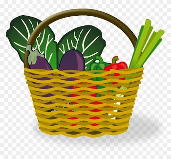 Vegetable Clipart - Food Basket Clip Art