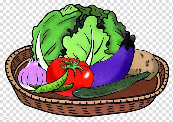 Vegetable Cucumber Tomato Food, A basket of vegetables transparent background PNG clipart