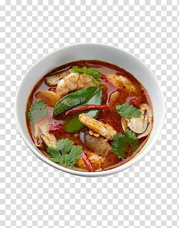 Vegetable dish, Tom yum Asian cuisine Thai cuisine Tom kha kai Japanese Cuisine, Lobster vegetable soup transparent background PNG clipart