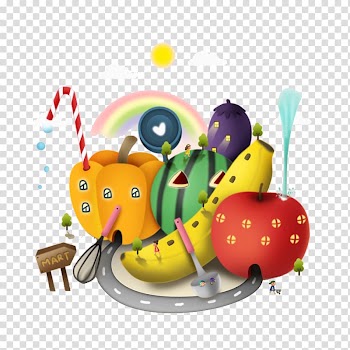 Vegetable Drawing Illustration, fruits and vegetables transparent background PNG clipart