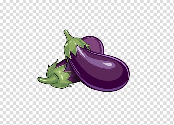 Vegetable Eggplant Drawing Illustration, Hand-painted eggplant transparent background PNG clipart