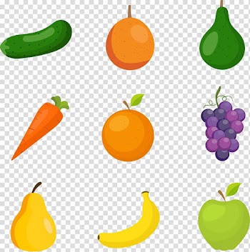 Vegetable Euclidean Fruit, Colorful fruit transparent background PNG clipart