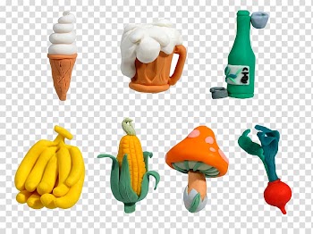 Vegetable Food Fruit, 3D model of food transparent background PNG clipart