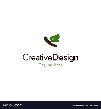 Vegetable food logo design vector image