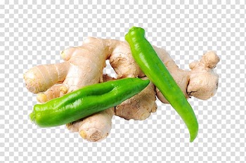Vegetable Ginger tea Garlic, Ginger and green pepper Free pull material transparent background PNG clipart