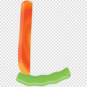 Vegetable Letter English alphabet, Vegetables English letters L transparent background PNG clipart