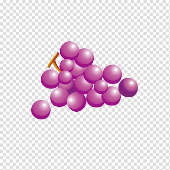 Vegetable Napa cabbage, Purple grape graphic transparent background PNG clipart