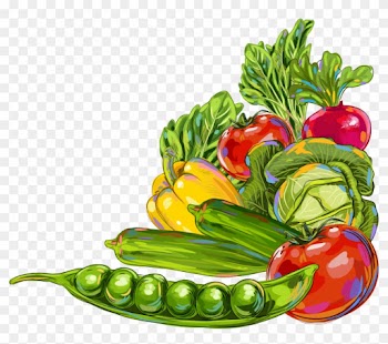 Vegetable Okra Fruit Illustration - Vegetables And Fruits Border