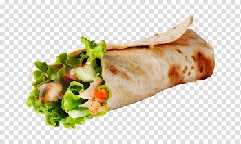 Vegetable shawarma, Wrap Fajita Barbecue chicken Fried chicken Chicken sandwich, wrap transparent background PNG clipart