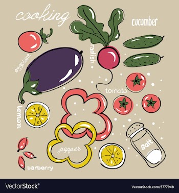 Vegetable vector image